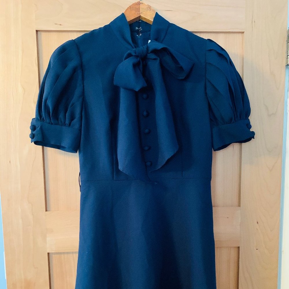 Vintage Japanese Navy Dress